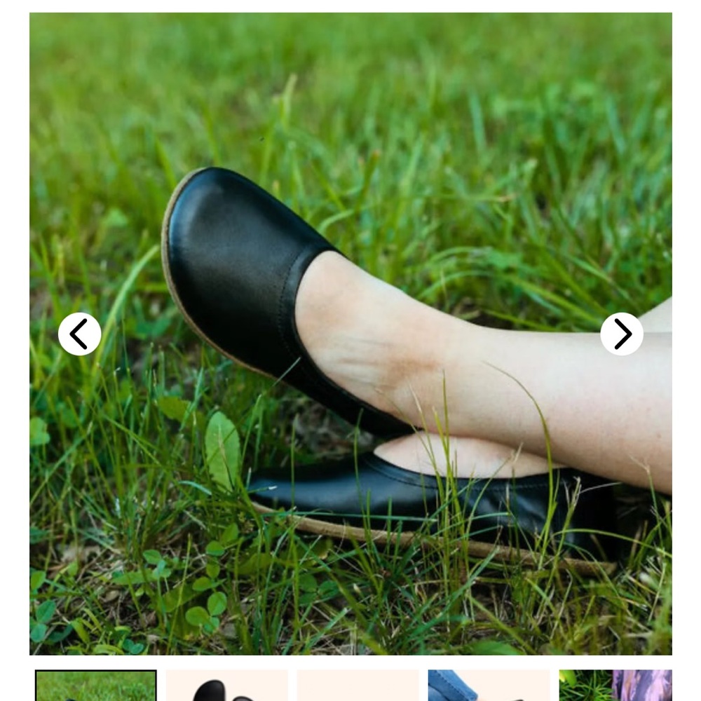 Earthing Harmony grounding ballet flats ( black)